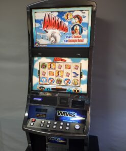 WMS AIRPLANE BB2 VIDEO SLOT MACHINE WITH DUAL MONITORS