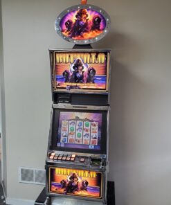 ARISTOCRAT BUFFALO EXTRA REEL POWER VIDEO SLOT MACHINE WITH LIGHTED TOPPER