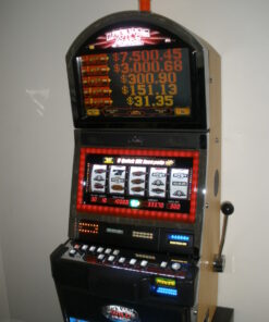 BALLY QUICK HIT BLACK & WHITE JACKPOT S9000 SLOT MACHINE WITH TOP BONUS MONITOR