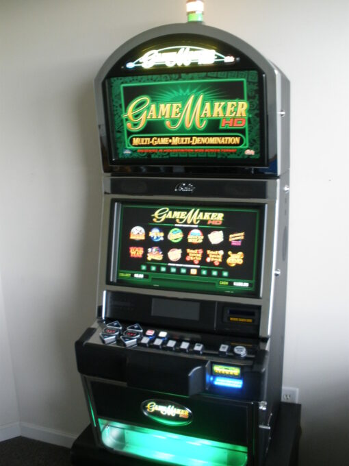 BALLY GAME MAKER HD MULTI GAME DUAL MONITOR SLOT MACHINE