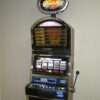 BALLY QUICK HIT JACKPOT WHITE FIRE S9000 SLOT MACHINE WITH TOP BONUS MONITOR WITH LIGHTED TOPPER