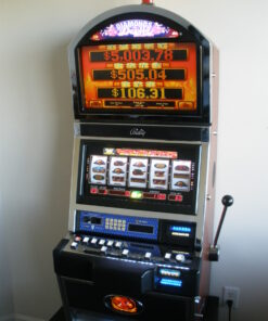 Bally Diamonds & Devils Deluxe S9000 Slot Machine with Top Bonus Monitor