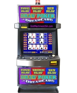 TRIPLE FIVE TEN PLAY DRAW POKER MULTI GAME WITH TOUCH SCREEN